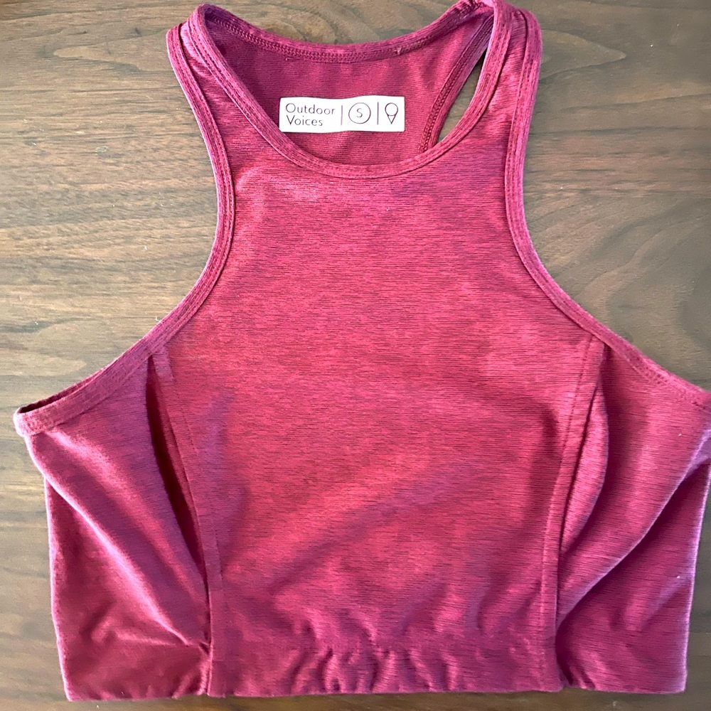 Outdoor Voices Athena Crop Bra Top
